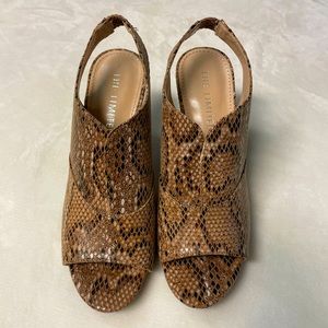 Slingback / Peep Toe Heels / size 7